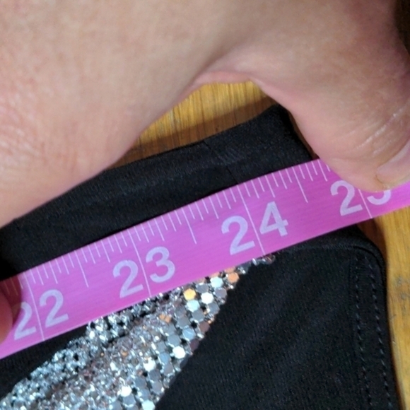 Michael‎ Kors Medium Tank Top w/ Silver Statement Neckline - Picture 8 of 8